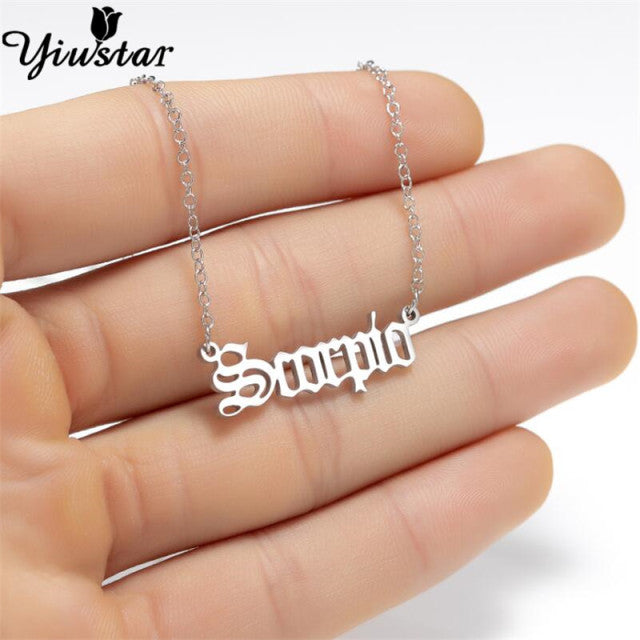 Star Sign Necklace - MollyMBS314