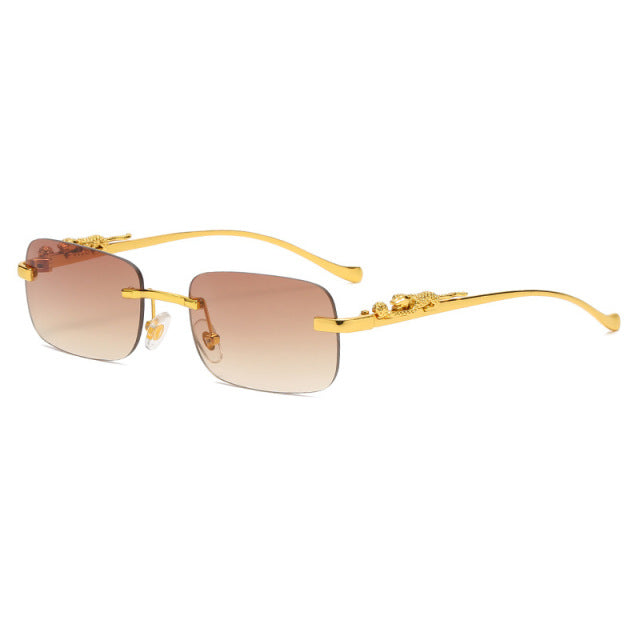 Rimless Square Sunglasses - MollyMBS314