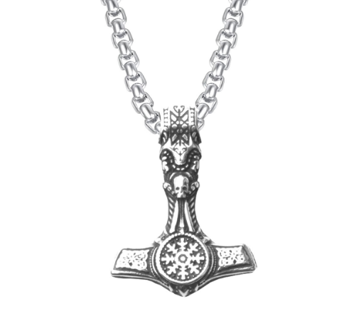 Viking Pendant Necklace - MollyMBS314