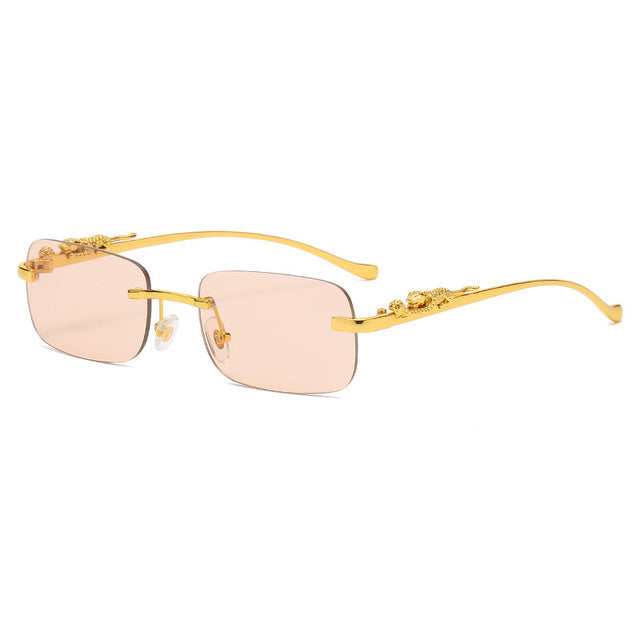 Rimless Square Sunglasses - MollyMBS314