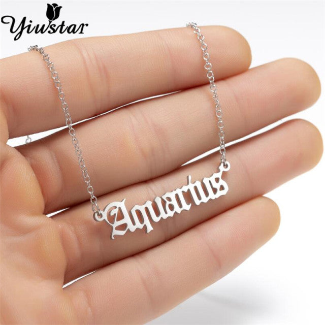 Star Sign Necklace - MollyMBS314