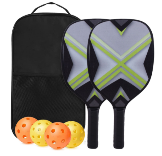 Pickleball Paddles Set Includes 4 Balls - MollyMBS314