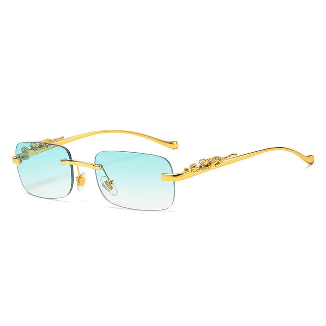 Rimless Square Sunglasses - MollyMBS314