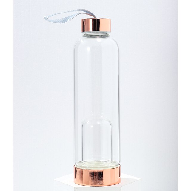 Crystal Glass Water Bottle - MollyMBS314