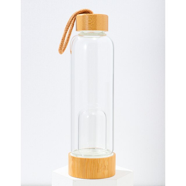 Crystal Glass Water Bottle - MollyMBS314