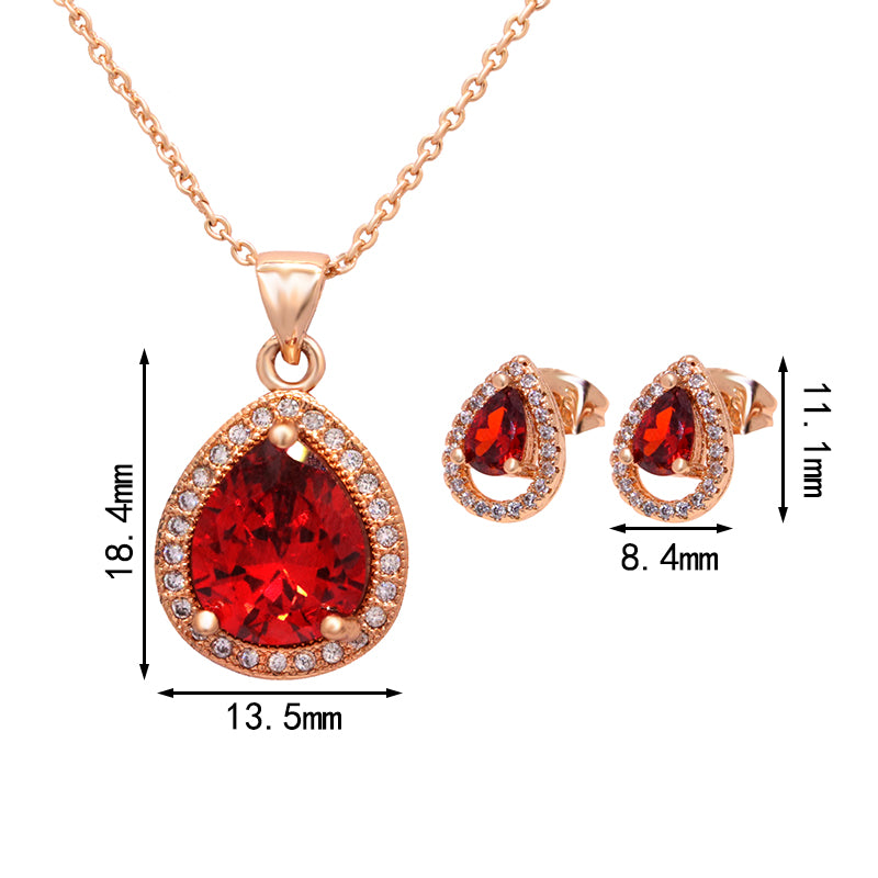 Zircon Jewelry Set - MollyMBS314