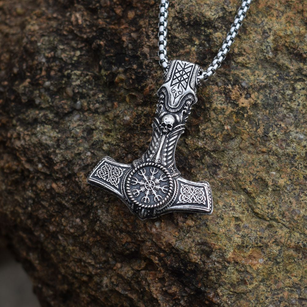 Viking Pendant Necklace - MollyMBS314