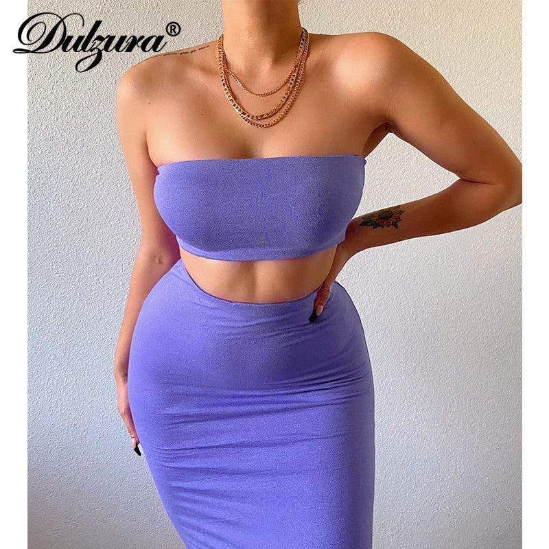 Bodycon Tube Skirt Set - MollyMBS314