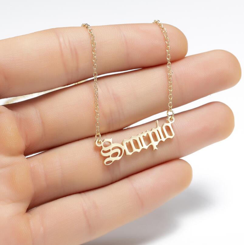 Star Sign Necklace - MollyMBS314