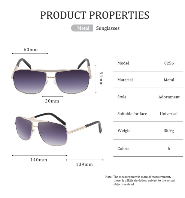 Classic Square Sunglasses - MollyMBS314