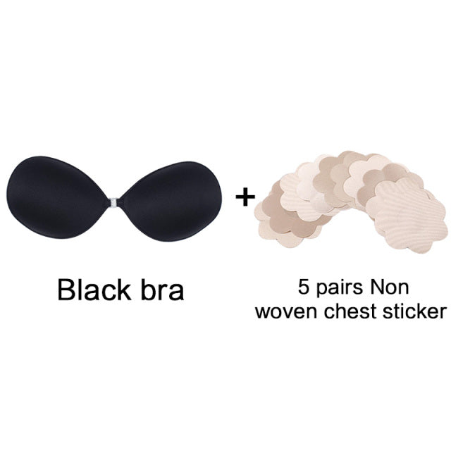 Self-Adhesive Silicone Backless Strapless Bra - MollyMBS314