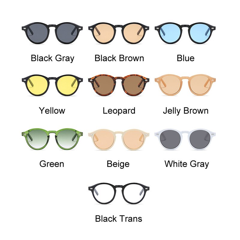 Retro Round Sunglasses - MollyMBS314