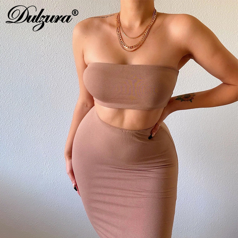 Bodycon Tube Skirt Set - MollyMBS314