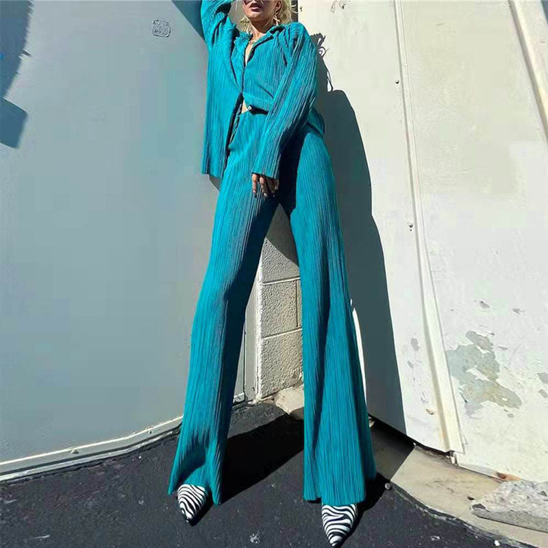 Two Piece Long Sleeve Suit - MollyMBS314