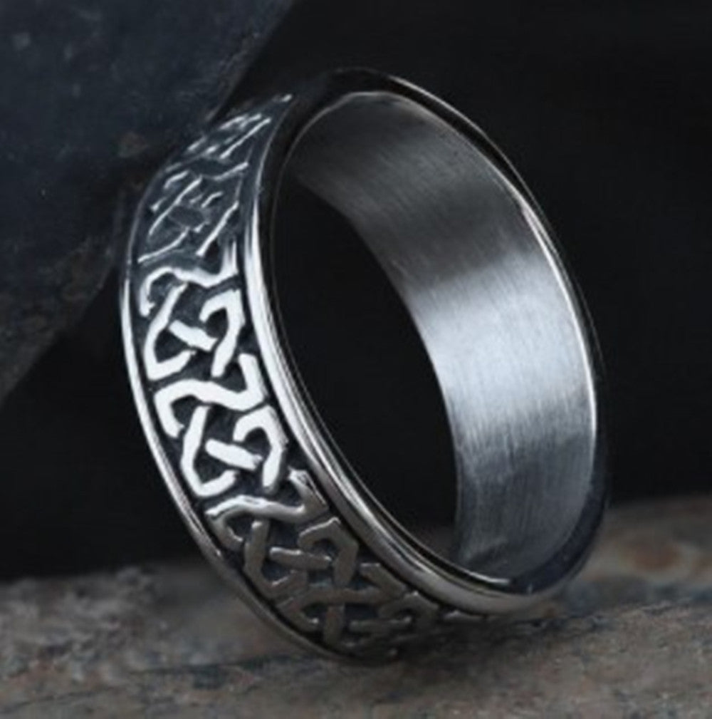 Viking Stainless Steel Ring - MollyMBS314