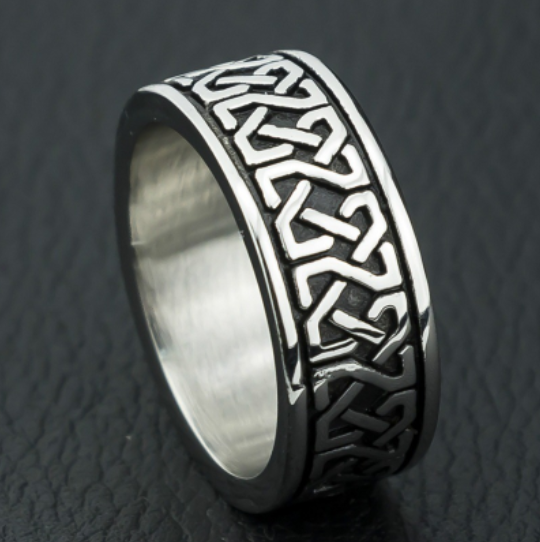 Viking Stainless Steel Ring - MollyMBS314