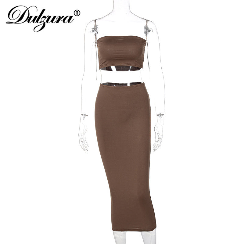 Bodycon Tube Skirt Set - MollyMBS314