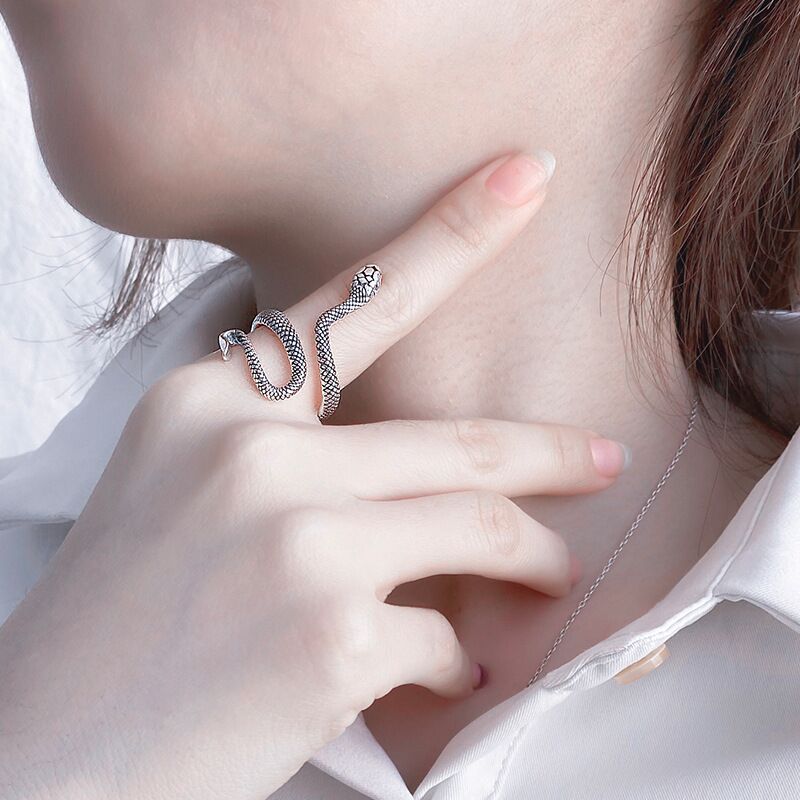 Snake Design Ring - MollyMBS314