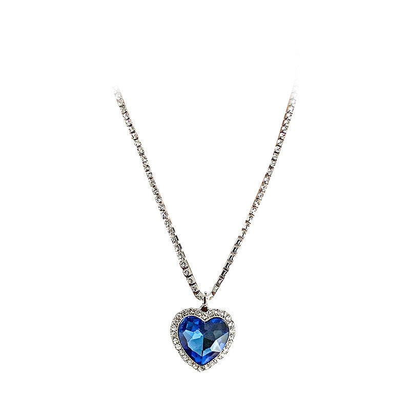 Titanic Heart Of Ocean Necklace - MollyMBS314